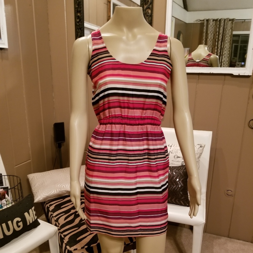 LOFT career sleeveless knee length dress